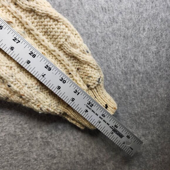Tivoli Aran Sweater Mens XL Wool Cable Knit Fisherman Irish Celtic Nautical - Picture 11 of 14